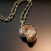 Ammonite Fossil pendant